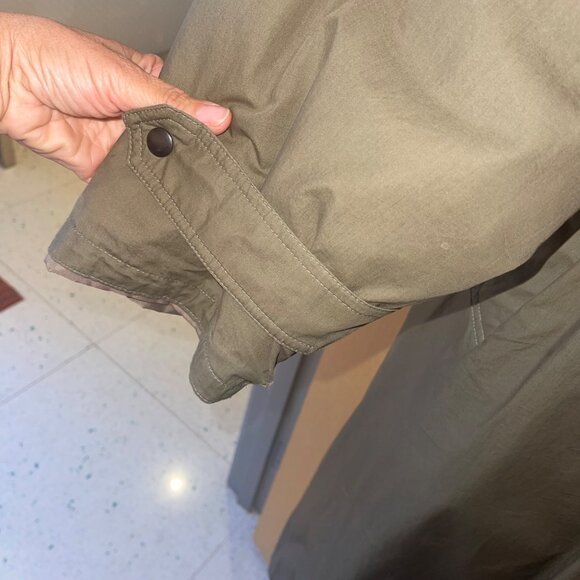 Dash Vintage Mens Coat Size Large Green Puffer Removable Liner Pockets - Picture 5 of 13